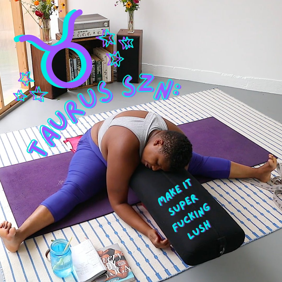 ubyogastudio's tweet image. HAPPY BIRTHDAY #TAURUS ♉️ ✨ Celebrate your down-to-earth, luxurious lifestyle with Make It Super Fucking Lush – a chill, slow, contemplative practice that’s meant to hold us. Be comforted and feel seen by looking within. Find it in the Earth Track! ​​​​​​​​#ubyoga #bewellyourway