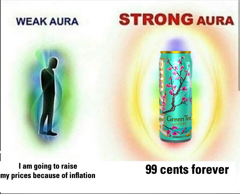 the price is on the can though