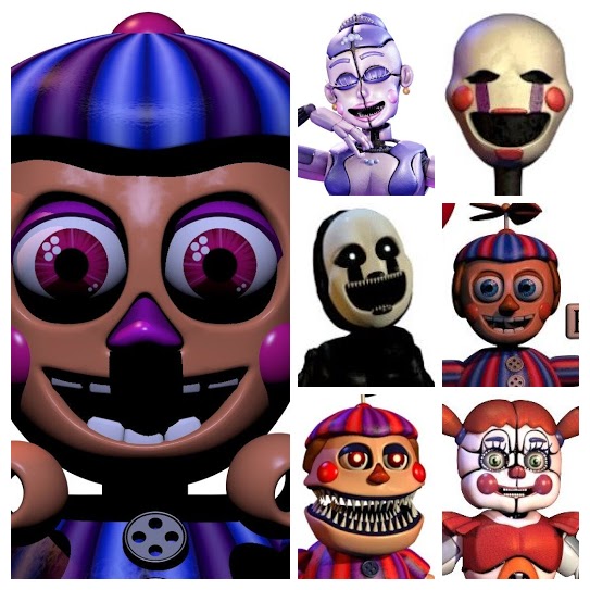 CONHEÇA OS ANIMATRONICS HUMANÓIDES DE FNAF