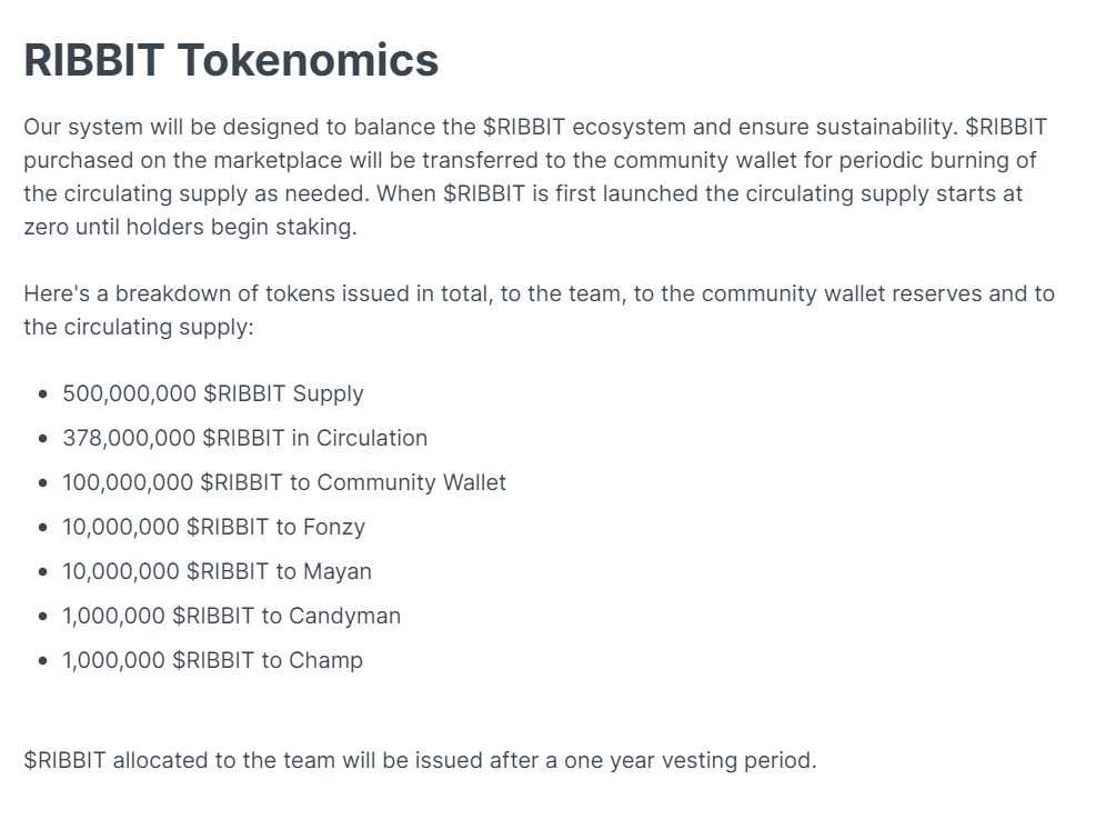 FroggyFriendsCo's tweet photo. $RIBBIT, Tokenomics, Staking, oh my!! Froggies...we are so close to launching our staking on 4/28 that I can smell the ribbit in the air! Check out our updated gitbook at https://t.co/3YWyyAg9rC , which is full of FAQs, token supply, token reserves and more!! More to come...
💚🐸 https://t.co/puqxMU9ZIt