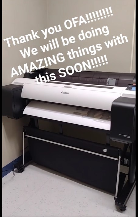 ReaderRBS's tweet image. Thank you to our Oakland Family Association for our new poster maker. We are all so excited to start using it. #cpsbest #EaglesAtWork #cpstech