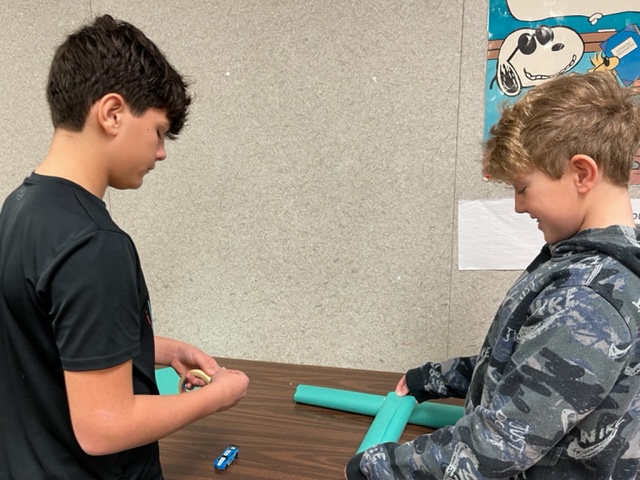 Rube Goldberg Science Projects in the making