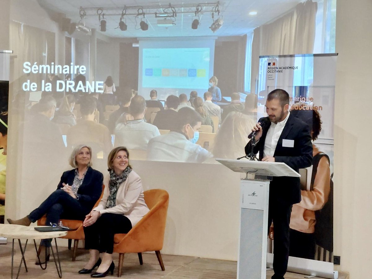 DaneTlse's tweet photo. Aujourd’hui se tenait le séminaire de la #DraneOccitanie @DANEMontpellier @DaneTlse. Un moment fort pour partager les expertises et valeurs réciproques des équipes sur le #numérique pour l’#éducation au sein de la @RA_Occitanie. 
Une nouvelle dynamique est lancée ! 😊 https://t.co/307npE7KuU