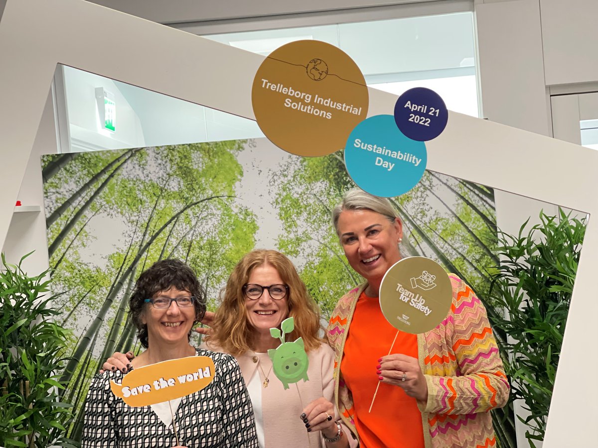 TrelleborgGroup's tweet photo. Great to see you guys from seals and profiles enjoying the Trelleborg Industrial Solutions Sustainability Day 2022.
#AllInForEarthDay  #ProtectingTheEssential
https://t.co/VQ4rxNBDJs https://t.co/PevmSR8tyK