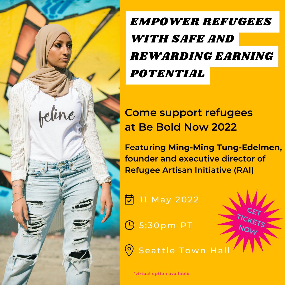 Tickets still available for May 11th! - eventbrite.com/e/be-bold-now-…