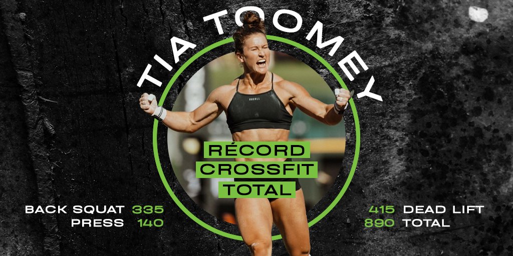 CrossDepotMx's tweet photo. ¿Quién es la atleta más fuerte de los #CrossfitGames? En 2020 @TiaToomey obtuvo por segunda ocasión el 1º lugar en el evento de #CrossfitTotal. Evento que se enfocó en 3 movimientos del #Weightlifting. https://t.co/21IwV430v5