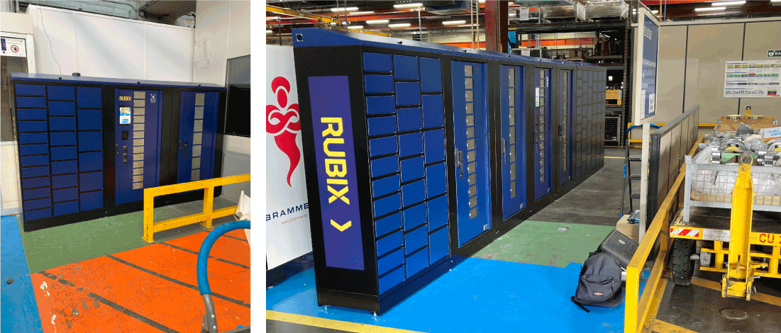 Electroclass_'s tweet photo. ❗ Actu client : Installation de 6 distributeurs à trappes DYNABOX et de 4 distributeurs à portes LOCKERBOX chez Baker hughues DRESSER pour y stocker des EPI et du petit outillage 🧤 🔩
#industrie40 #distributionsecurisee #epi #
+ d'infos par ici 👇https://t.co/wuNyzjaStw https://t.co/gVh8Y1Cm5E