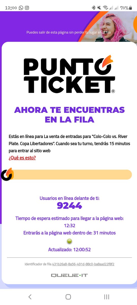 pipealboadict0's tweet photo. @CSDColoColo Es imposible que en menos de 10mil personas ya se hayan acabado las entradas es una Falta de respeto a los Soci@s del Club más que uno paga mes a mes para NO conseguir entrada deben dar mas entradas a los Socios no a cualquier gente que mañana en venta General 🙄 https://t.co/uKq9omT7Bc