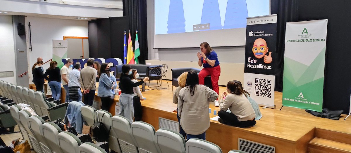 InnoEducaUMA's tweet image. En marcha los talleres 😀 #JornadasInclusion