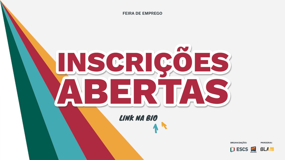 ae_escs's tweet image. Já pensaste no que vais fazer depois da licenciatura?😱 Então participa na 2ª edição da Feira de Emprego #ESCSLevelUp. Aproveita esta oportunidade para poderes conviver de perto com as empresas e facilitar a tua entrada no mercado de trabalho.😉