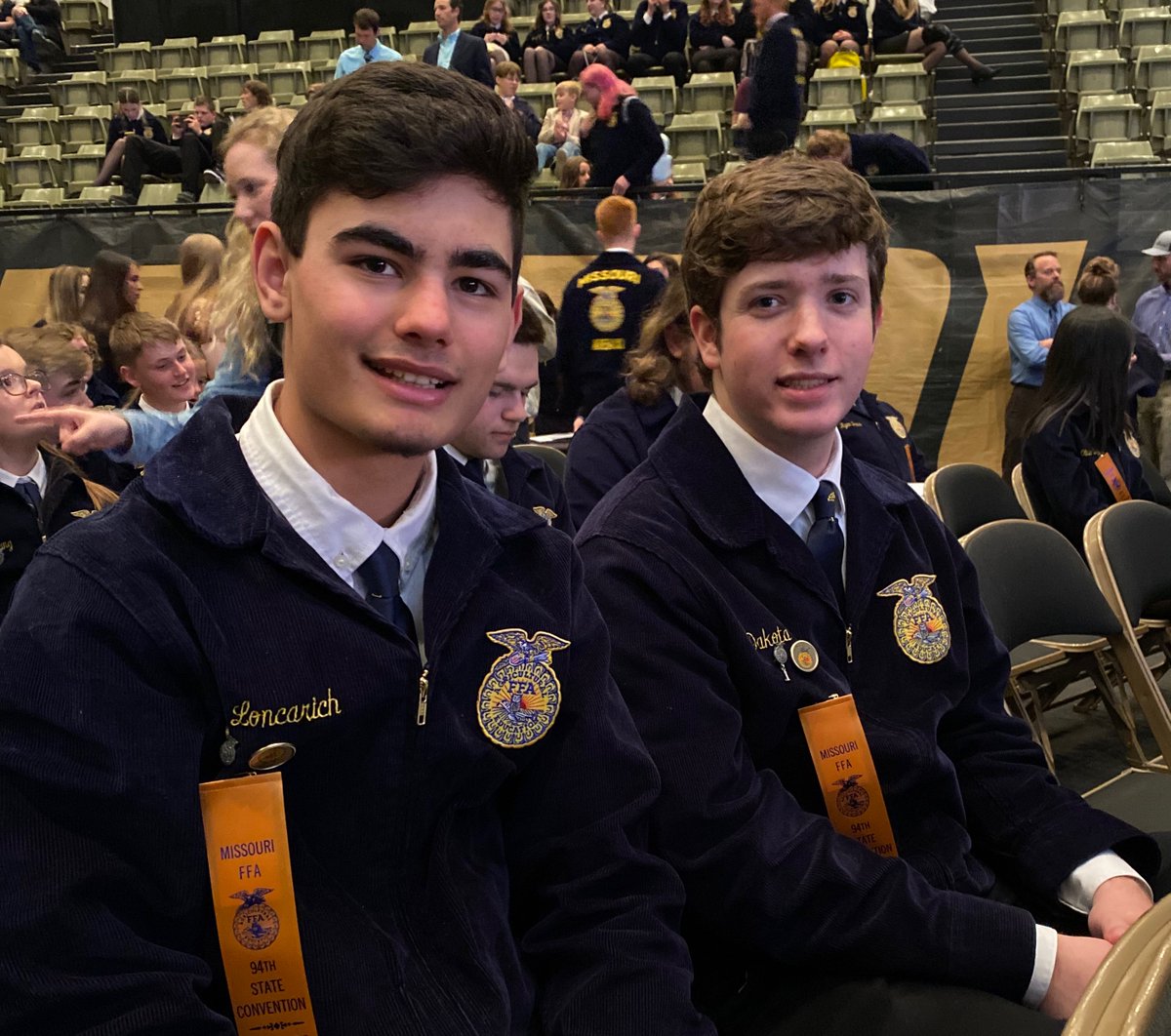 Dakota Miller and Caleb Loncarich are representing our chapter as delegates at this year’s State FFA Convention.