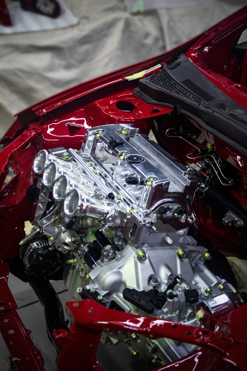 XPOINTimport_JP's tweet photo. 細かなパーツの配置が決ったのでラストスパートです。
#ホンダ #インテグラ #acura #HONDA #RSX #Integra #DC5 #wekfest #wekfestで会いましょう #k20 #ATPOWER #ITB #4スロ https://t.co/ikqqXi39zZ