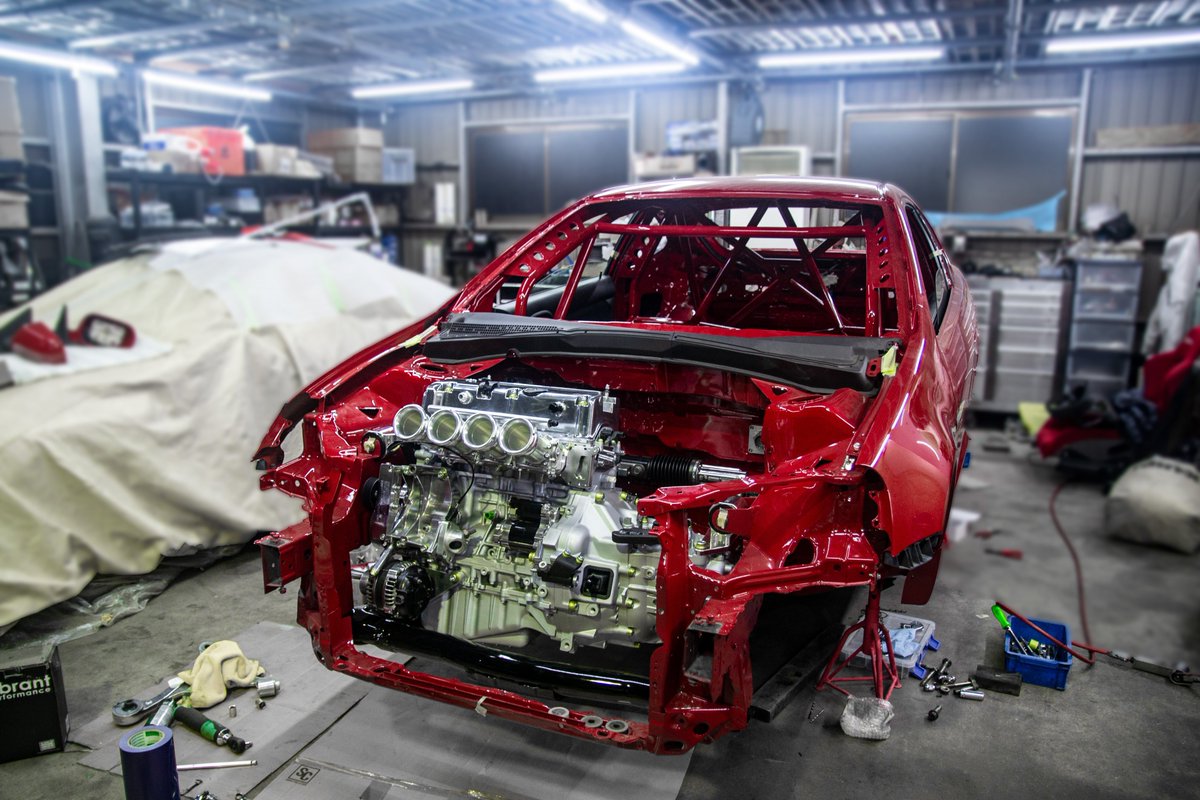 XPOINTimport_JP's tweet photo. 細かなパーツの配置が決ったのでラストスパートです。
#ホンダ #インテグラ #acura #HONDA #RSX #Integra #DC5 #wekfest #wekfestで会いましょう #k20 #ATPOWER #ITB #4スロ https://t.co/ikqqXi39zZ