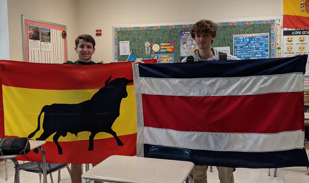 Taking some Hispanic culture to decorate their dorm room.