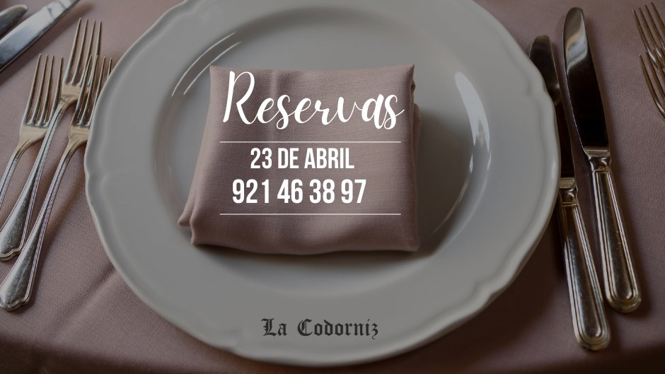 Fiesta, alegría y un sabor muy especial. Grandes ingredientes para celebrar el Día de Castilla y León por todo lo alto. 🍽😋 🥳
Reservas online: 📲bit.ly/33xZ6Rp

#DiadelLibro2022 #DíaDeCastillayLeón #Restaurante