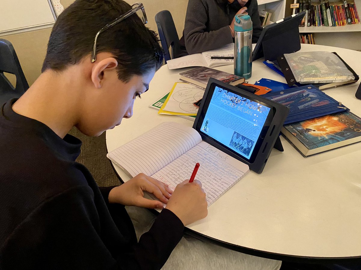 MullerApril's tweet photo. Ss wrote info books on topics they were already experts in (Minecraft, baseball, McDonald’s, etc) then revised to add additional research. Today they shared their books and gave specific compliments to one another. Such a unique way to write first then research after! @LarsonMS https://t.co/H0OZNkCb49