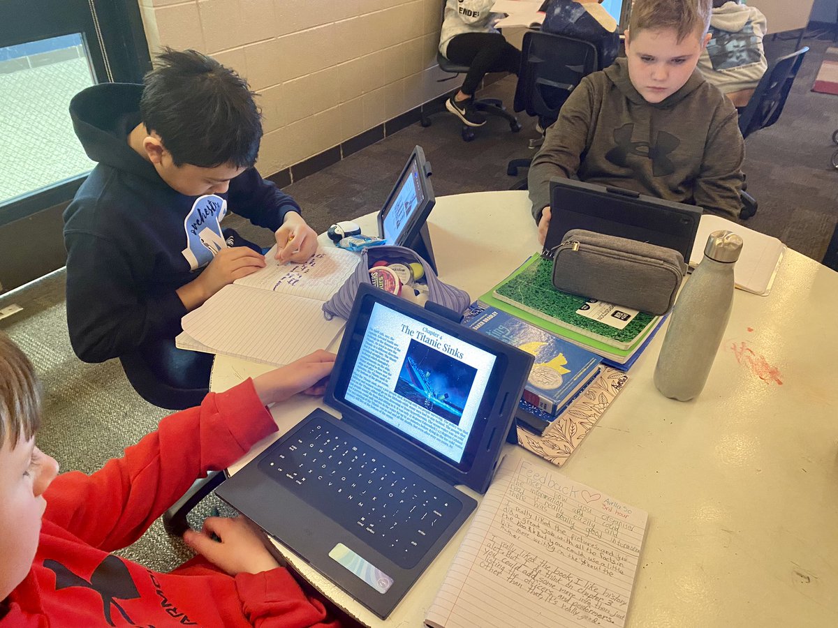 MullerApril's tweet photo. Ss wrote info books on topics they were already experts in (Minecraft, baseball, McDonald’s, etc) then revised to add additional research. Today they shared their books and gave specific compliments to one another. Such a unique way to write first then research after! @LarsonMS https://t.co/H0OZNkCb49