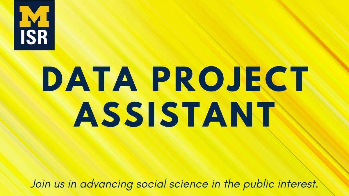 umisr's tweet photo. .@ICPSR is looking for a Data Project Assistant to help enhance the usability of the Population Assessment of Tobacco and Health (PATH) study. Join our team! https://t.co/3BbYJU7kUQ @NAHDAP1 https://t.co/SjnsduU2UT