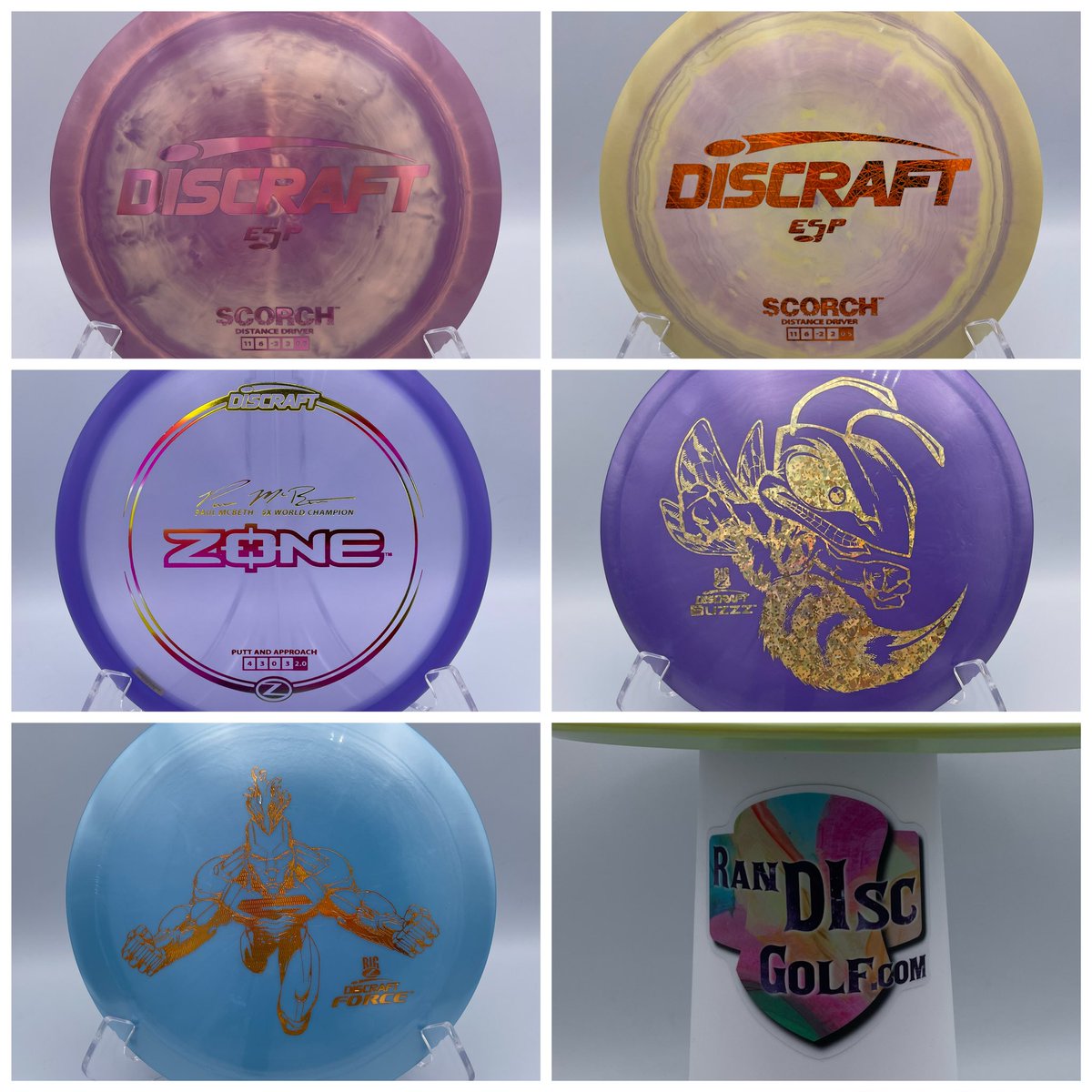 disc_ran's tweet photo. More and more @Discraft!!! Btw! I do understand that my first batch of Discraft was a little more expensive, however, this batch is MUCH more reasonable in pricing! Scorches, Zone, Avenger SS and more! Come check em out! #wilddiscs #pdga #discgolf #discgolfdaily #discraft https://t.co/nTLOoTt1ey
