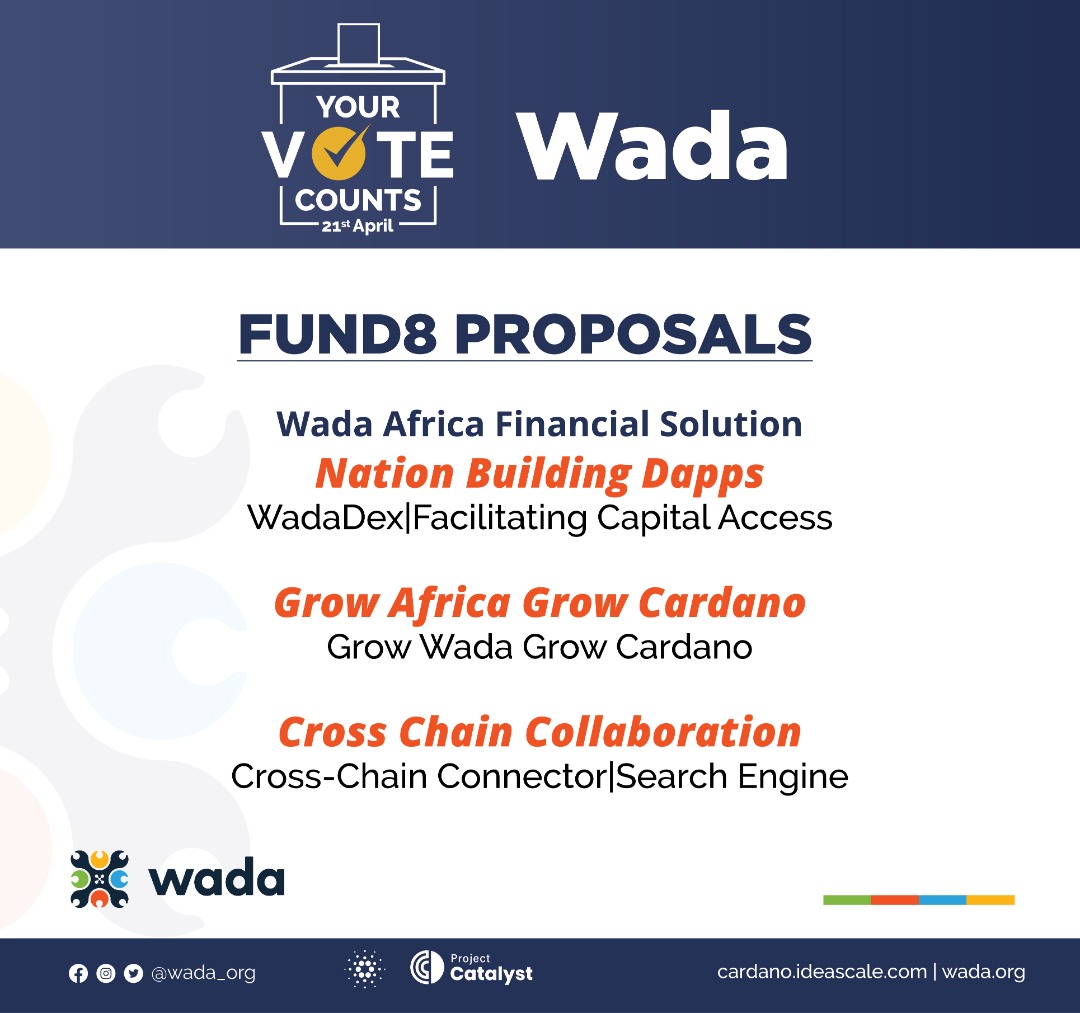 Wada || DRep | SPO (@wada_org) on Twitter photo #Vote Wada is building on our previous successes by making a strong addition in Fund8 with two tech products
cardano.ideascale.com/c/idea/405294
cardano.ideascale.com/c/idea/401951
#CardanoADA #CardanoCommunity <a href="/Forson/">Andrew Forson</a> #Vote Wada is building on our previous successes by making a strong addition in Fund8 with two tech products
cardano.ideascale.com/c/idea/405294
cardano.ideascale.com/c/idea/401951
#CardanoADA #CardanoCommunity <a href="/Forson/">Andrew Forson</a>