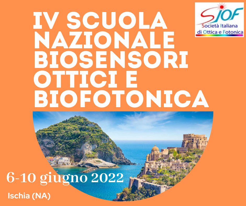 NBSY_group's tweet photo. Le iscrizioni per la Scuola Nazionale di Biosensori Ottici e Biofotonica sono ancora aperte!!!

Save the date!
Ischia (NA), 6-10 giugno 2022

Info al link: https://t.co/6mfMSlDJtU

#research #doctoralschool #Physics #biosensor #optics #photonics #sers #imaging #silicon https://t.co/r5K727Xwjo