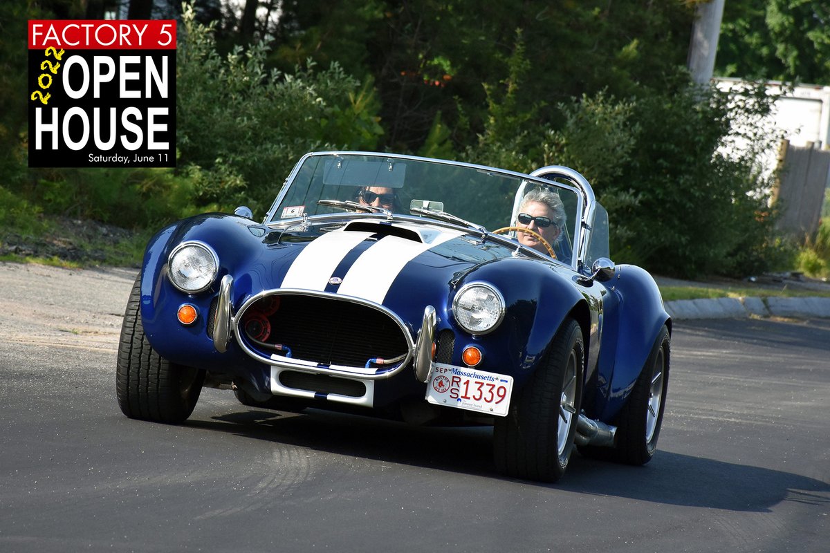 FactoryFive's tweet photo. Join us for our 21st #FactoryFive Open House event! This the 21st time we have celebrated an Open House here in Wareham, MA. More info - https://t.co/eSSrndfJhO
#ffr #ffrfamily #openhouse #carsandcoffee #factoryfiveracing #carbuilders #builtnotbought #carbuildercommunity https://t.co/kOBBrIjCkm