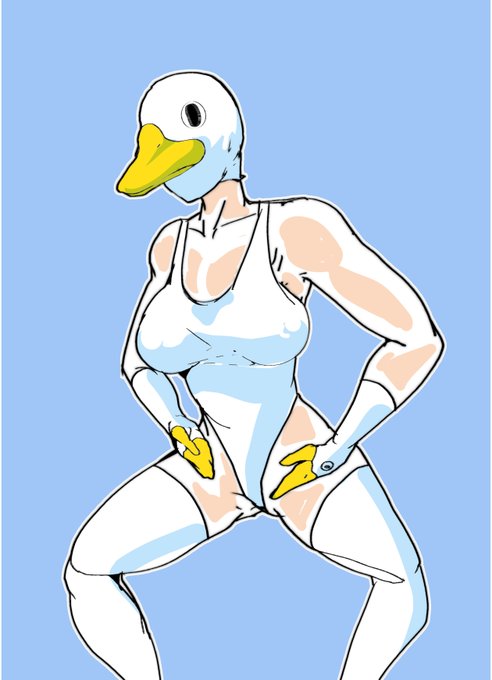 ハイグレあひる兵
個性を必要としない下級のハイグレ人間の一種。主にハイグレおまるの整備、また白兵戦から凡庸のおまる生体ユニットとして利用される。
成果を上げた者は、両胸があひる顔の特殊なハイグレが支給される。あひる口には洗脳光線の銃口が仕込まれており、チクビームでの洗脳が可能 