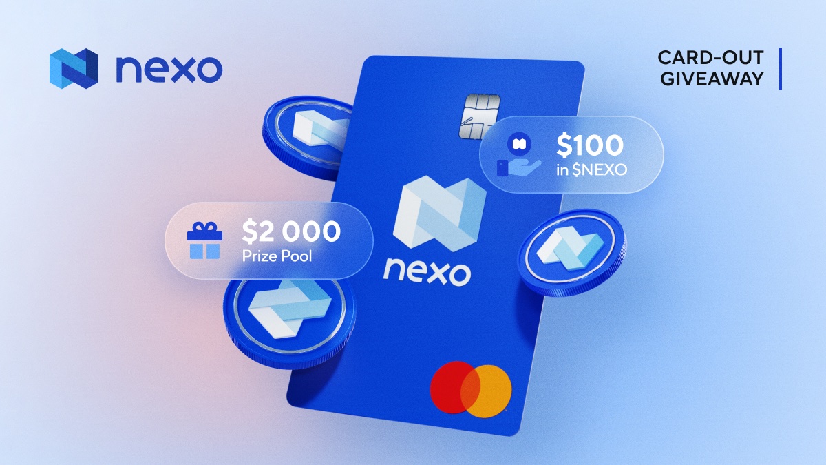 The #CardOut Giveaway is going ahead full throttle! 

Take part and get $100 in $NEXO!

All you have to do is follow us <a href="/Nexo/">Nexo</a>, like 💙, and retweet 🔁 our original #NexoCard 💳 announcement tweet linked in the thread below! 1/2