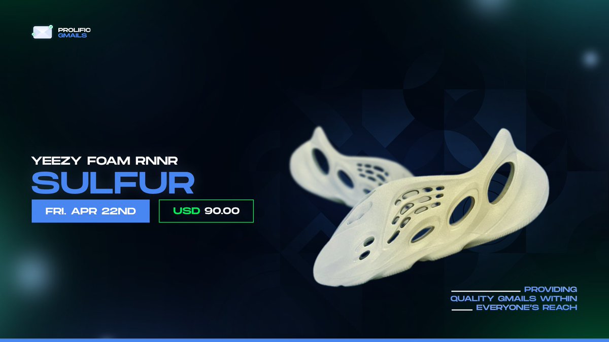 Another huge Foam RNNR drop tomorrow. This time we will see both the Sulfur and Stone Sage colorways.🔥

We will be restocking at 3pm est and 7pm est to prepare you for the drop!✅

Join our discord for more updates: discord.gg/BqPv9Uj4Nc