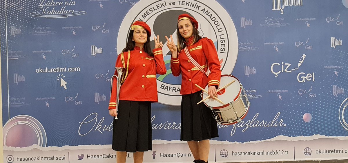 Moda Tasarım Alanımız #HçModa tescilli markamız altında <a href="/okakalkinma/">Orta Karadeniz Kalkınma Ajansı (OKA)</a> projesiyle kurulan Kostüm atölyemizde bando kıyafeti üretimini tamamladı. Öğrenci ve öğretmenlerimize teşekkür ederiz. <a href="/tcmeb/">Millî Eğitim Bakanlığı</a> <a href="/TCSamsunValilik/">T.C. Samsun Valiliği</a> <a href="/nznsener/">Nazan ŞENER</a> <a href="/bafrakaymakam/">Bafra Kaymakamlığı</a> <a href="/samsunmem/">Samsun İl Milli Eğitim Müdürlüğü</a> <a href="/bafra_mem/">Bafra İlçe Millî Eğitim Müdürlüğü</a>