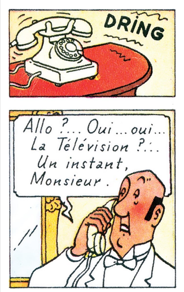 mortimer_blake's tweet photo. TINTIN 🇺🇦     "Toutes les facettes des Bijoux de la Castafiore, épisode 24" Le Téléphone
#herge https://t.co/V0VHD6GW1O https://t.co/djWZ9xNUl9