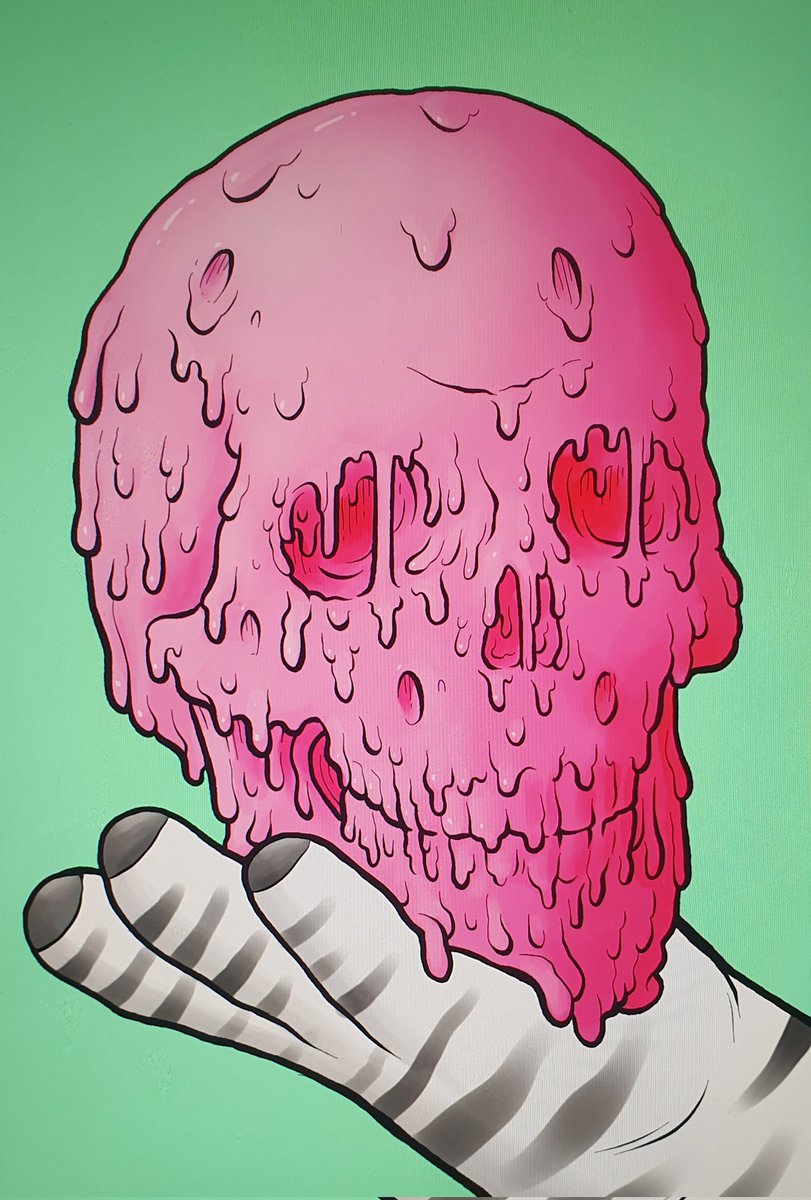 chimerapillars's tweet photo. The bubblegum traits are back and stickier than ever. 

This one is a skull, and still appears to be packing some flavor. 

Which trait are you hoping to get your hands on? https://t.co/SkMqLBXY6a