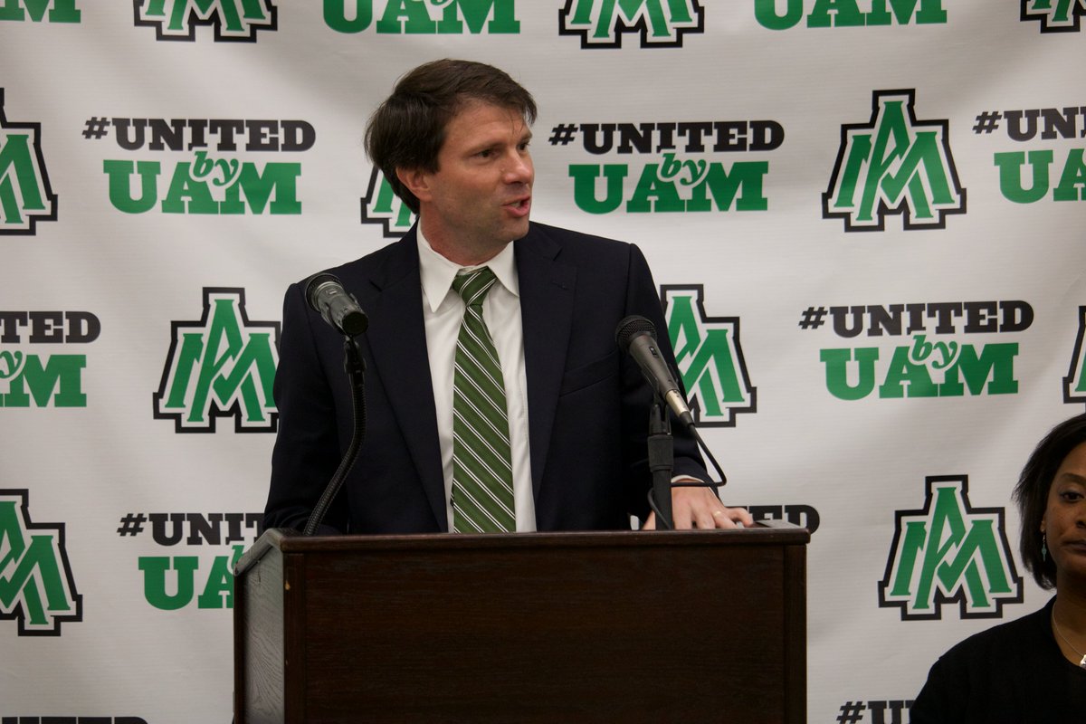 UAMsports's tweet photo. The UAM Athletics department would like to give a thank you to everyone for attending the introductory press conference. #GoBlossoms

Please welcome the newest head coaches to the UAM Athletics family! 👏 https://t.co/YPXnHwzBas