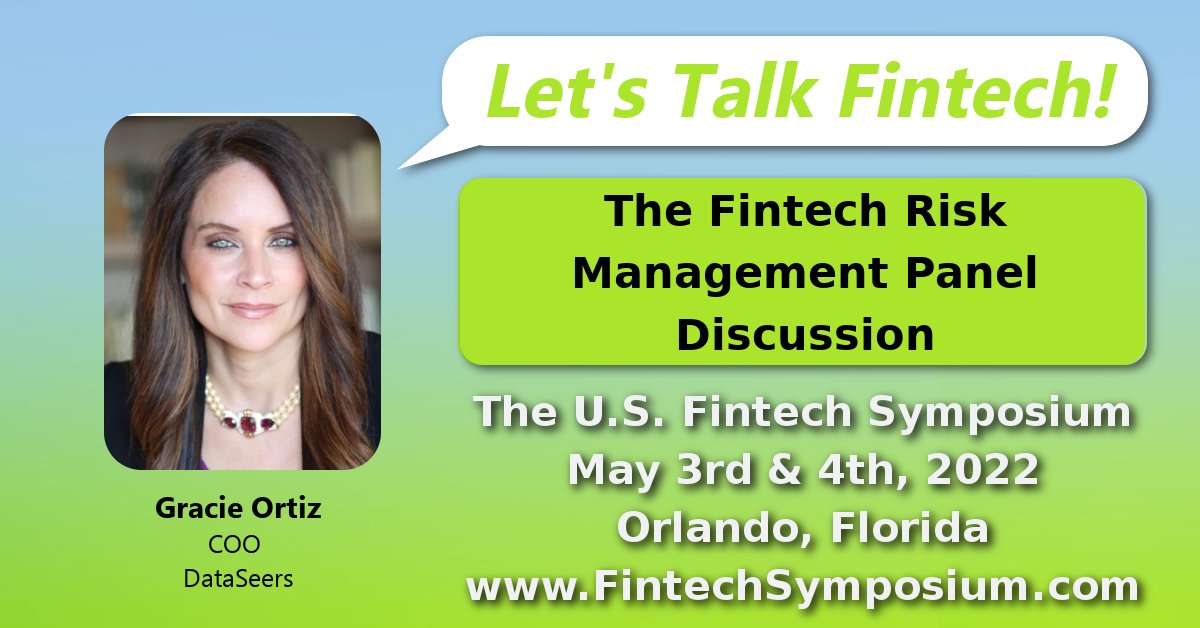 Save your seat and get ready for an insightful discussion at The US FinTech Symposium in Orlando, FL featuring Gracie Ortiz. Register today and get a 20% discount with promo code LETSTALKFINTEC. #USFS2022
lnkd.in/e6KndPx