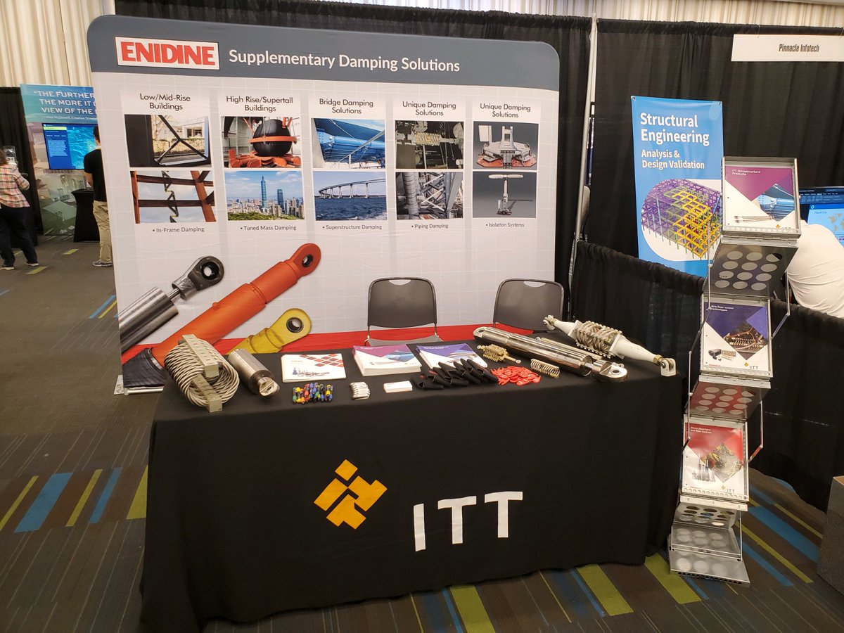 ITT_Enidine's tweet photo. Visit Enidine's booth 245 at Structures Congress in Atlanta, GA today and tomorrow to learn about how our products can be applied in structural engineering. #structures22 #structuralengineering

https://t.co/iXjVgYik0f https://t.co/jyW57efXv1