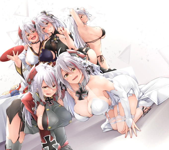 オイゲンず
#アズールレーン 
