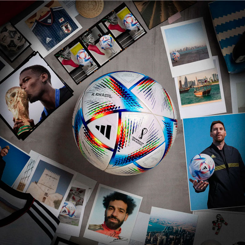 Al Rihla significa "el viaje",  y el viaje del nuevo balón adidas para el mundial de Qatar ha comenzado. 
Ya tenemos el match replica en su versión Training o League, que incluye caja.
Un espectáculo de balón 🏆⚽️
#adidas #Qatar2022 #AlRihla #FIFA