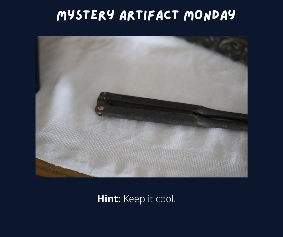 Happy #mysteryartifactmonday! Can you guess the artifact from this close-up photo? Tag <a href="/HutchisonHouse/">HutchisonHouseMuseum</a> with your answers. The answer will be revealed tomorrow.