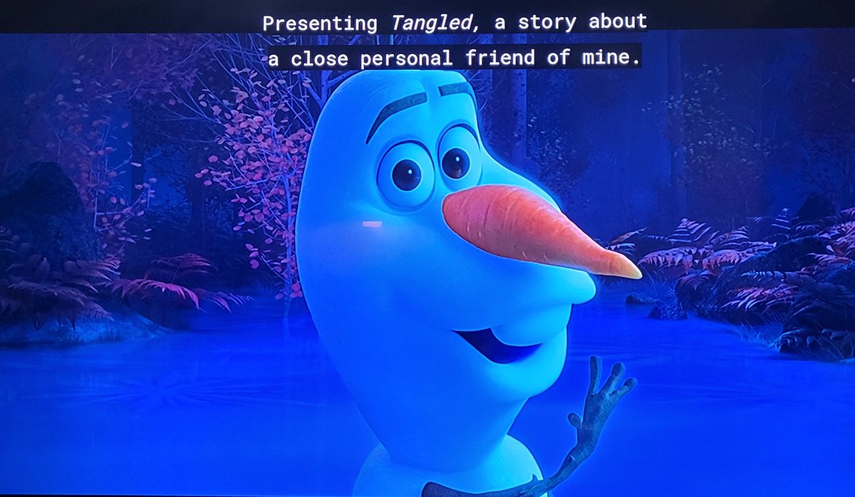 SeriesTangled's tweet photo. #Rapunzel and #Olaf are officially friends!😃 I bet Olaf likes Rapunzel's warm hugs!

Now I really need a #Frozen #Tangled #Crossover from @disneyplus or at least Frozen from the perspective of Rapunzel and Eugene aka Flynn Rider https://t.co/Tq6urmnjfx