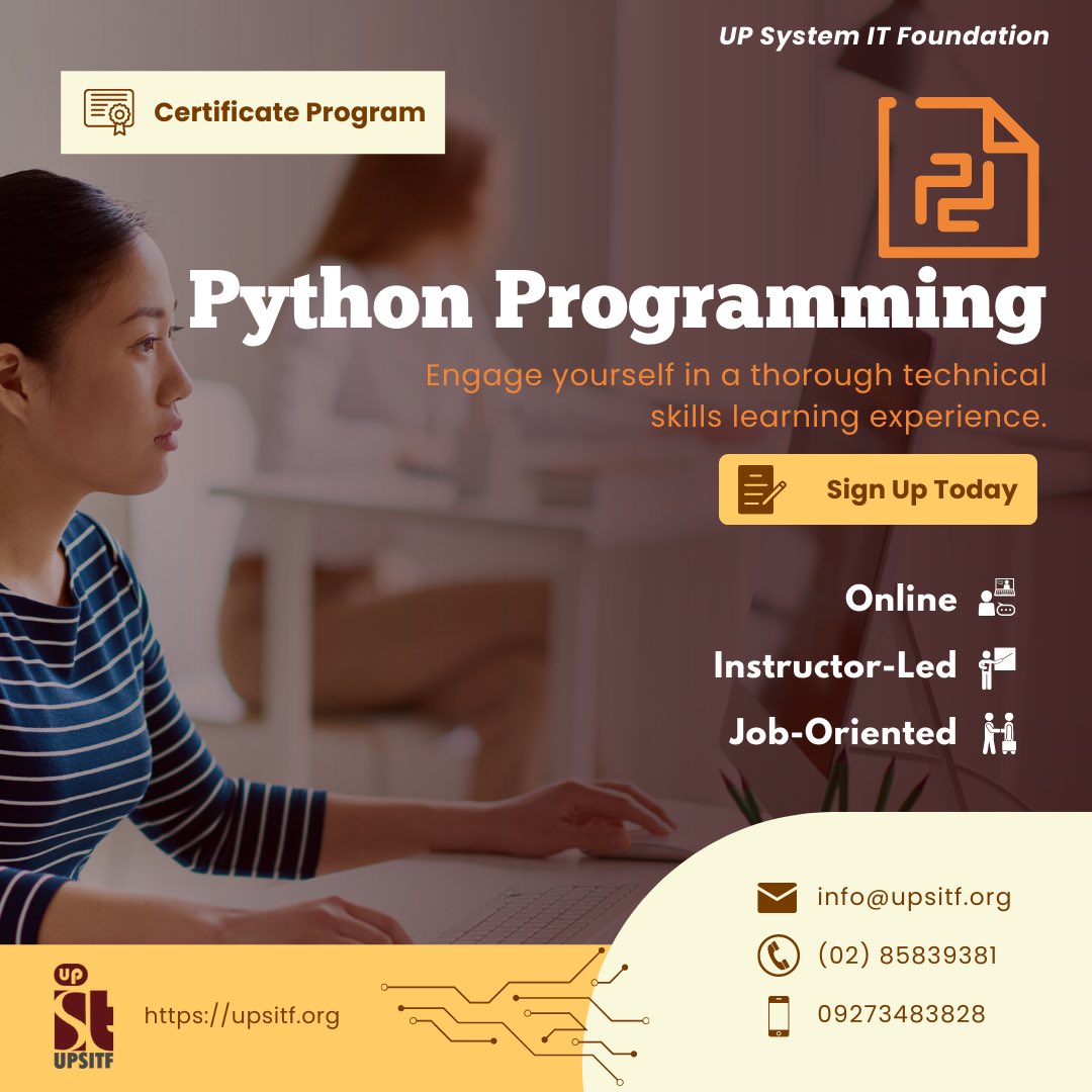 Boost your knowledge and skills. Sign up for our short courses today.

upsitf.org