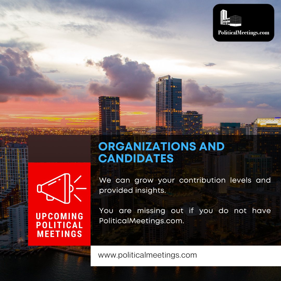 PoliMeetings's tweet photo. PoliticalMeetings can help your campaign or organization. https://t.co/FbaDHUilRk