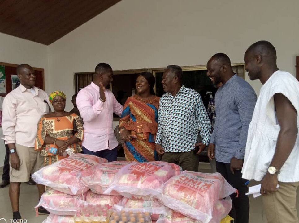 The Ayensuano MP pay a visit to the district assembly