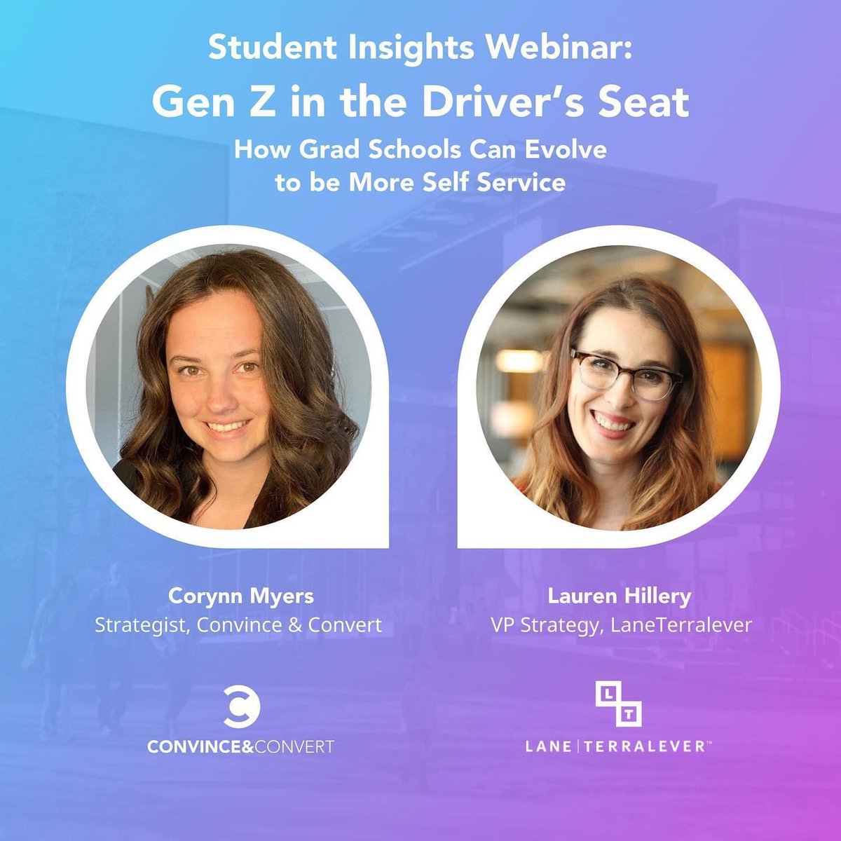 MAGNETGLOBALNET's tweet image. On Wed, 4/27 at Noon (9 AM PST) join MAGNET agency #LaneTerralever for a webinar ​about the growing importance of Gen Z for graduate school programs and how they differ from earlier generations. Register at link (recording will also be made available): tinyurl.com/4apvxdf