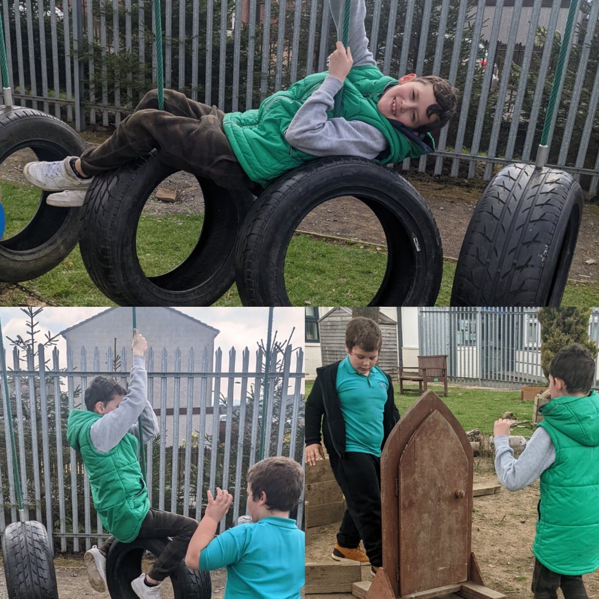 CSC_Class2's tweet photo. Some gardening yesterday, imaginative play today. Working together to build a fort, climbing and making shapes with our shadows. We love the outdoors 🏞️🌍💚🫶🏻 https://t.co/4GVsU4RjZB