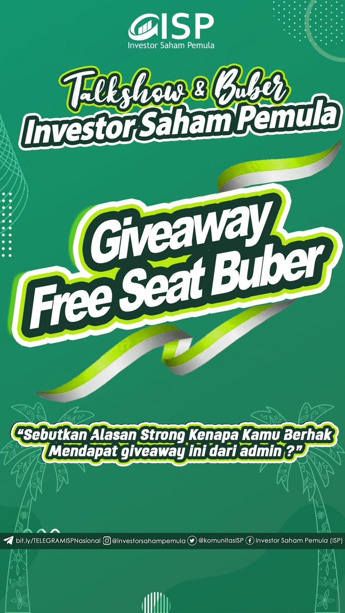 KomunitasISP's tweet photo. LET'S GOO GIVEAWAY TIME ❗❗

Coba Reply Tweet Ini Alasan Kenapa Kamu harus dapat Free Seat dari admin 🥰

Jawabannya Minimal lah ada Isi tentang Tema Acara hari Sabtu 👻

BTW Ini Khusus Jabodetabek yah https://t.co/W27DJvMLWv
