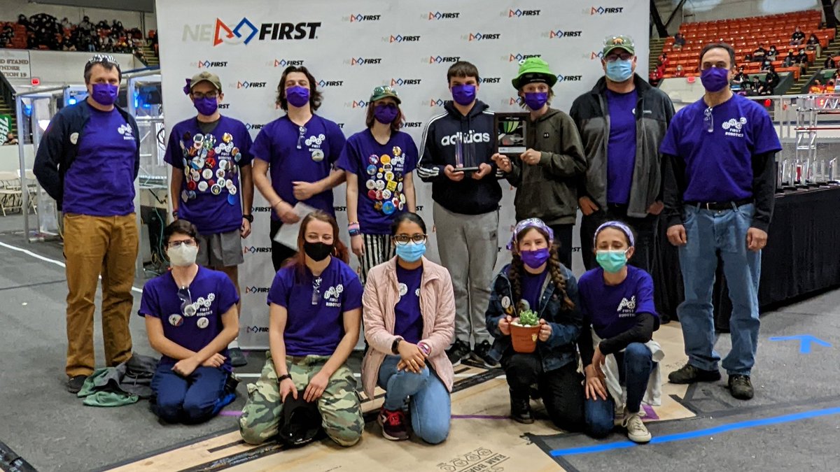 NEFIRST's tweet photo. Congrats to Team 8544, Reinforcement, on winning Calcium Division Highest Rookie Seed! #NEgotmilk #omgrobots #morethanrobots #WeAreNE @ne_dcmp https://t.co/lRhWLG6sj9