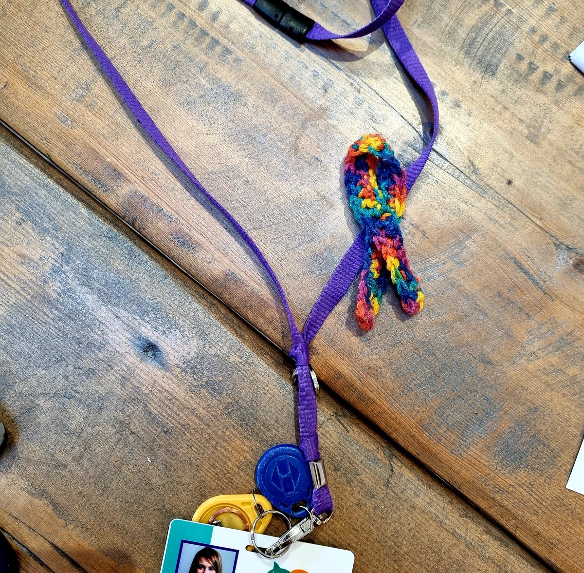 livspeech's tweet photo. Look at this gorgeous little hand made pin badge given to me today at #freshfieldprimary by a lovely member of staff, made my day 🥰 Perfect addition to my lanyard!
What a great way to open up conversations about #AutismAcceptance https://t.co/9J2vK54ym9