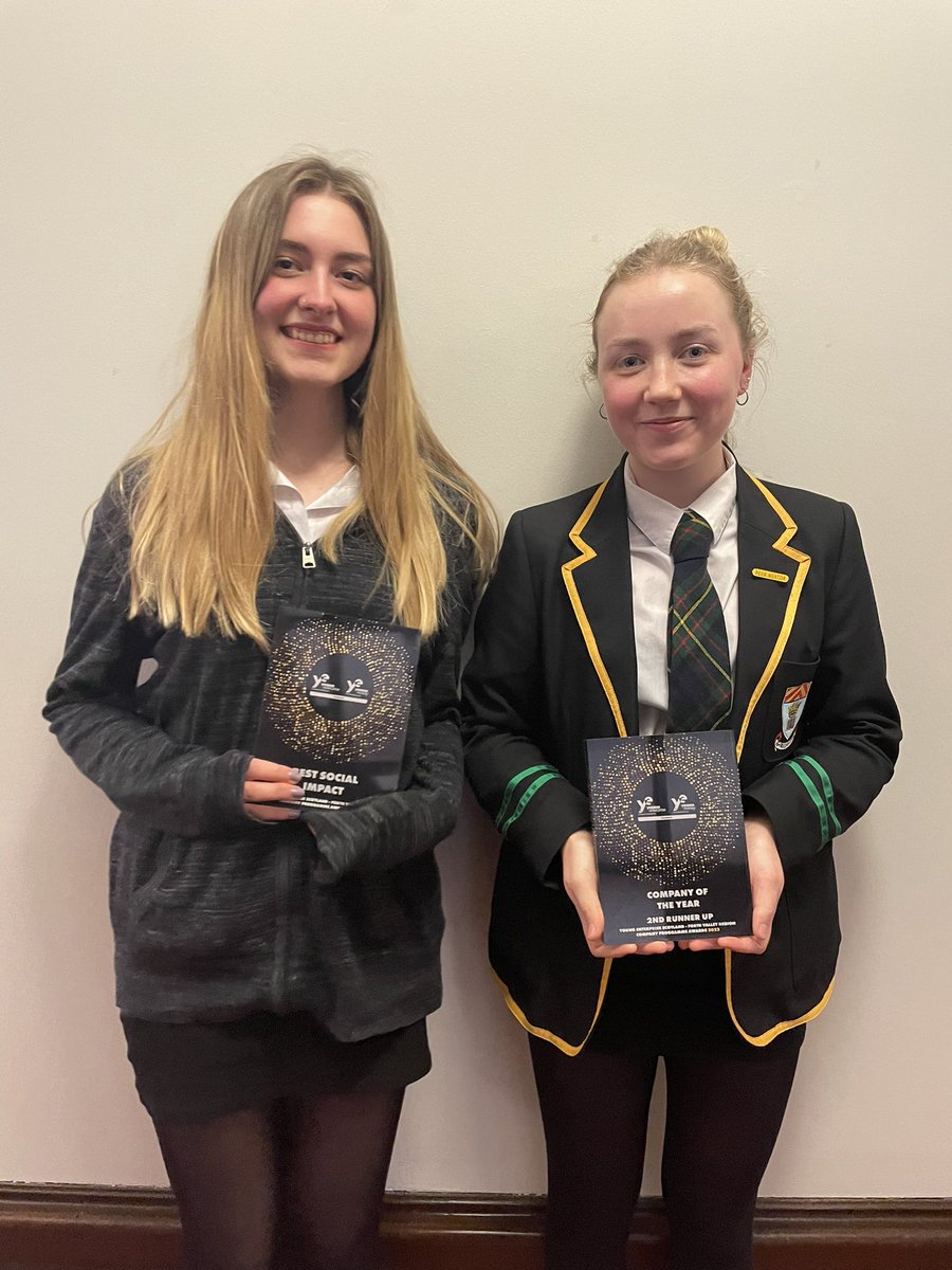 miss_burrell03's tweet image. Congratulations to our young enterprise team for picking up two awards at the @YE_ForthValley finals tonight. 
♻️”Best Social Impact”
🥉”2nd Runner Up for Company of the Year”

We had a brilliant night seeing so many amazing presentations! Well done to all⭐️
