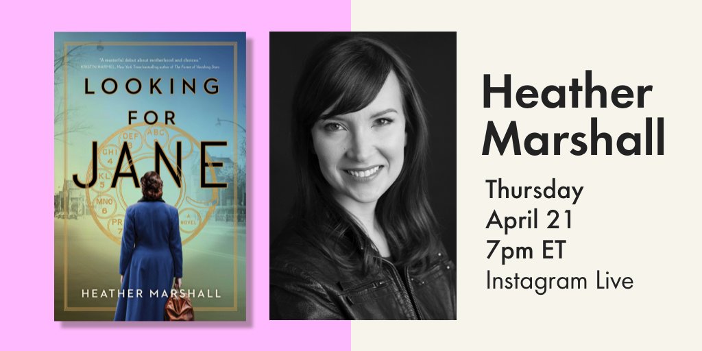 chaptersindigo's tweet image. Canadian author #HeatherMarshall joins us on #IGLive to talk about her debut novel #LookingForJane—a story about the devastating consequences that come from a lack of choice and the enduring power of a mother’s love. ow.ly/qnNF50IOJeo
