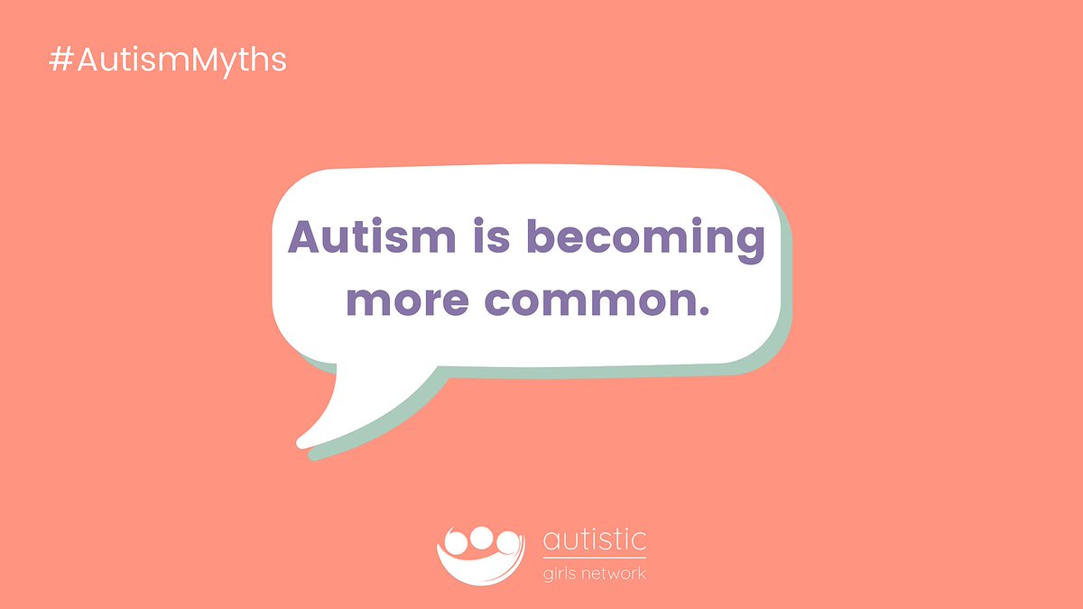 Autism isn’t becoming more common, awareness &amp; understanding has increased. However, individuals are still being missed or misunderstood. We must continue increasing the understanding of autism to ensure people get the support that they need when they need it. #Autism